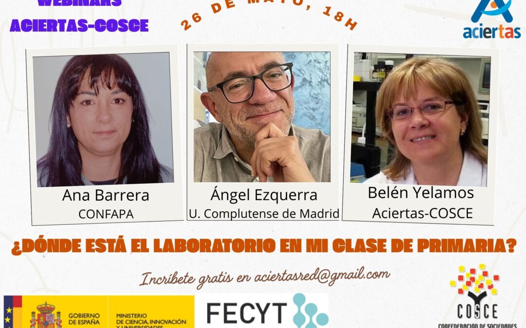 Webinar ¿Dónde está el laboratorio de ciencias en mi clase de Primaria?