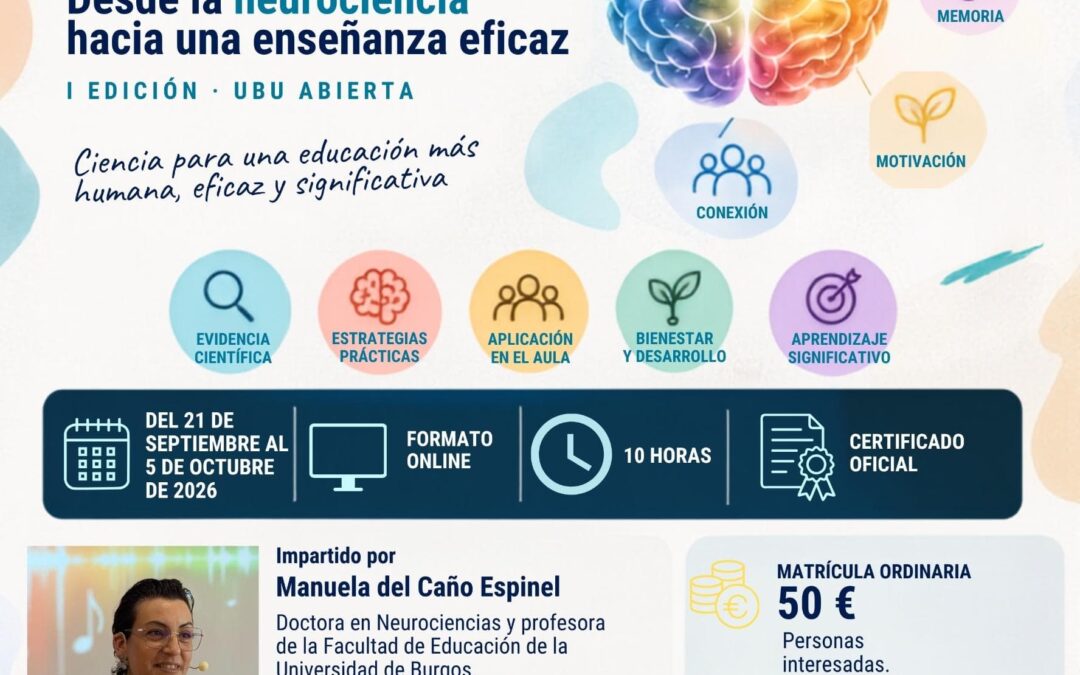 Curso ¿Cómo Aprende Nuestro Cerebro? – Universidad de Burgos